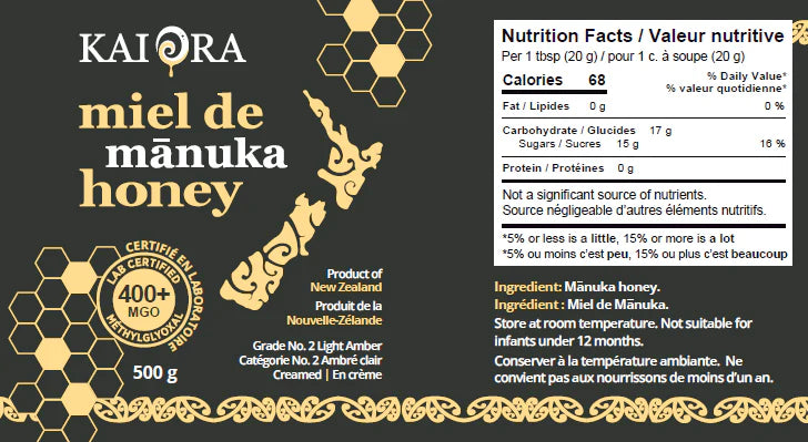 Miel de Mānuka MGO 400+