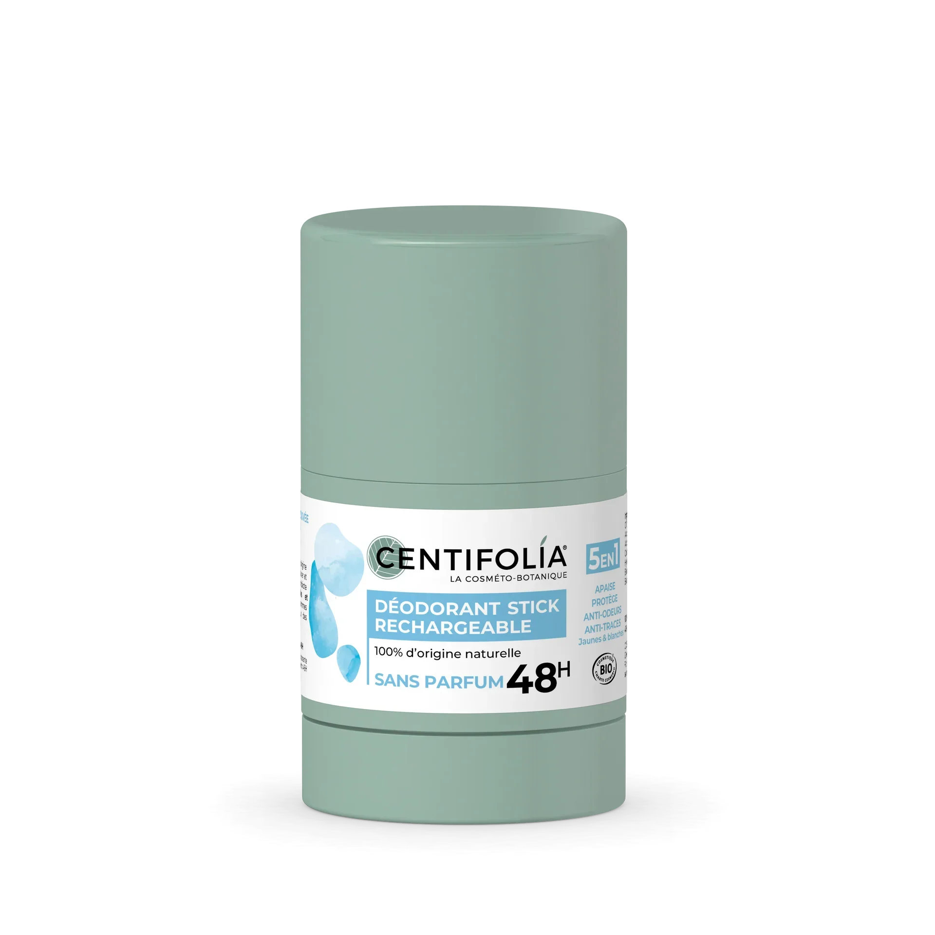 Déodorant stick rechargeable 48h