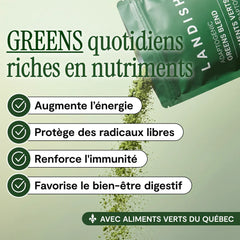 Aliments verts (Greens) mélange adaptogène